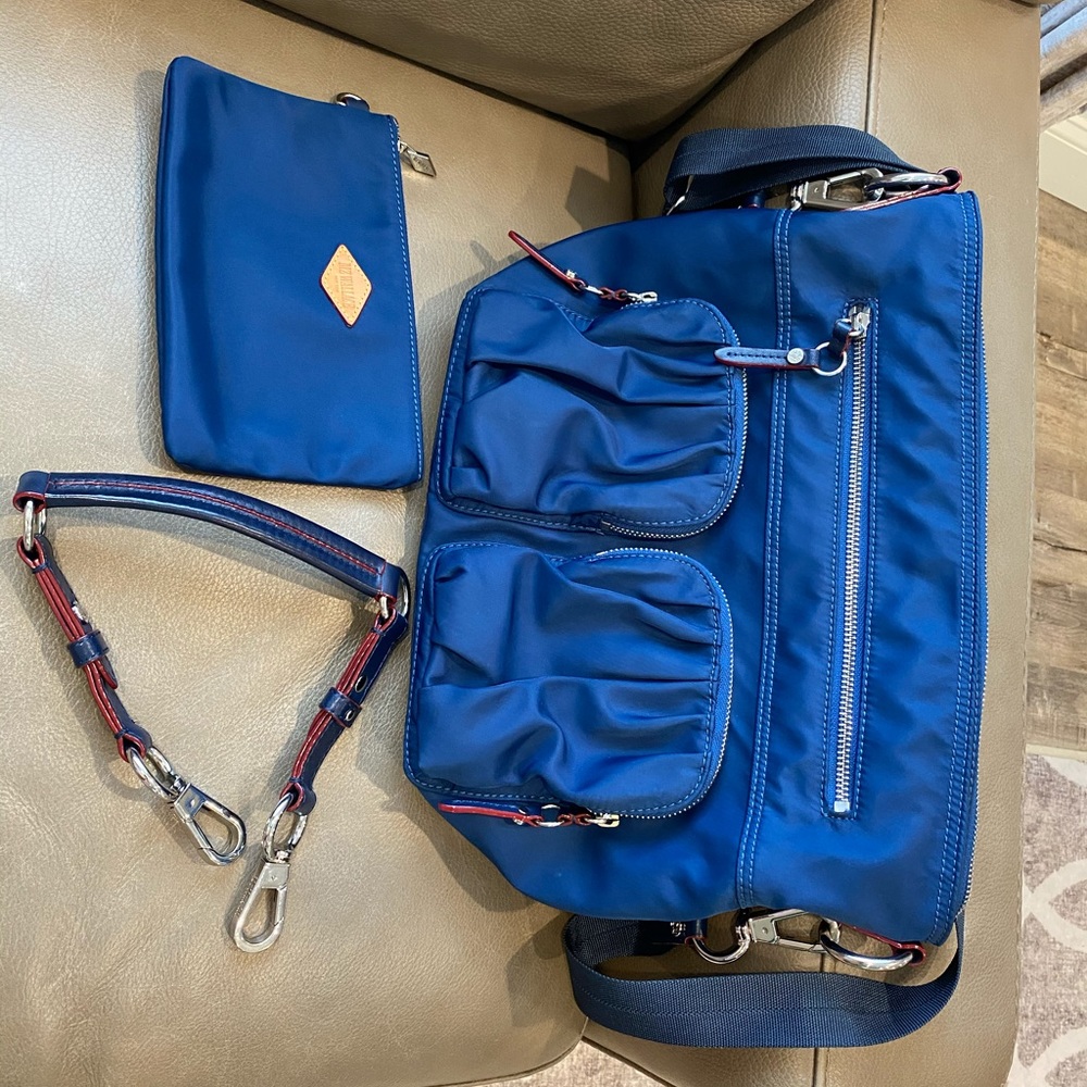 Blue comfortable bag